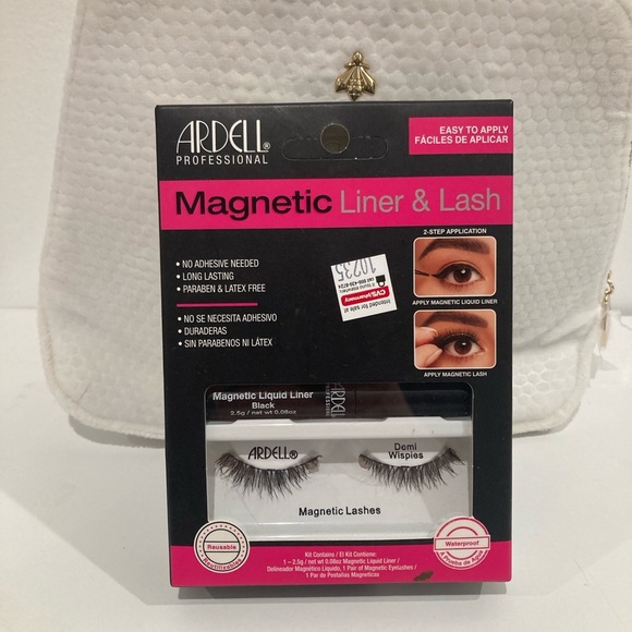 NEW!!! Guerlain Cosmetic Pouch Velour Bag Makeup Case Filled With Products - Picture 7 of 16